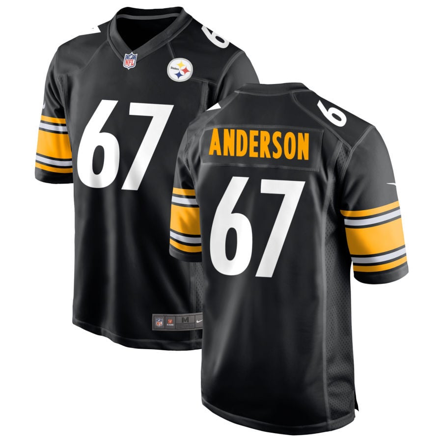 Calvin Anderson Pittsburgh Steelers 2025 Game Jersey - Black