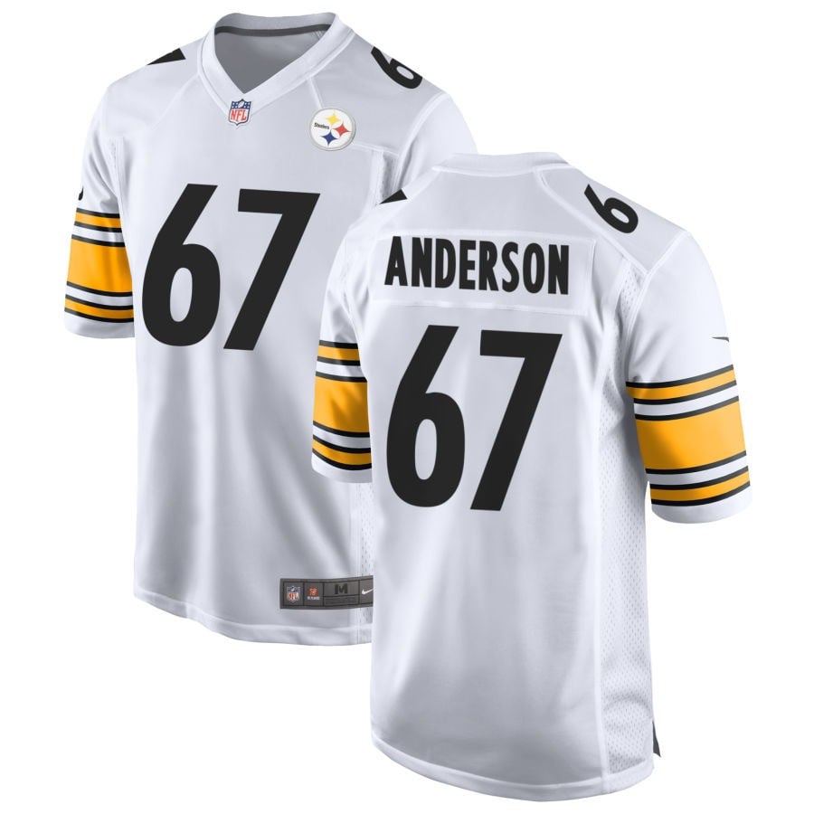 Calvin Anderson Pittsburgh Steelers 2025 Game Jersey - White