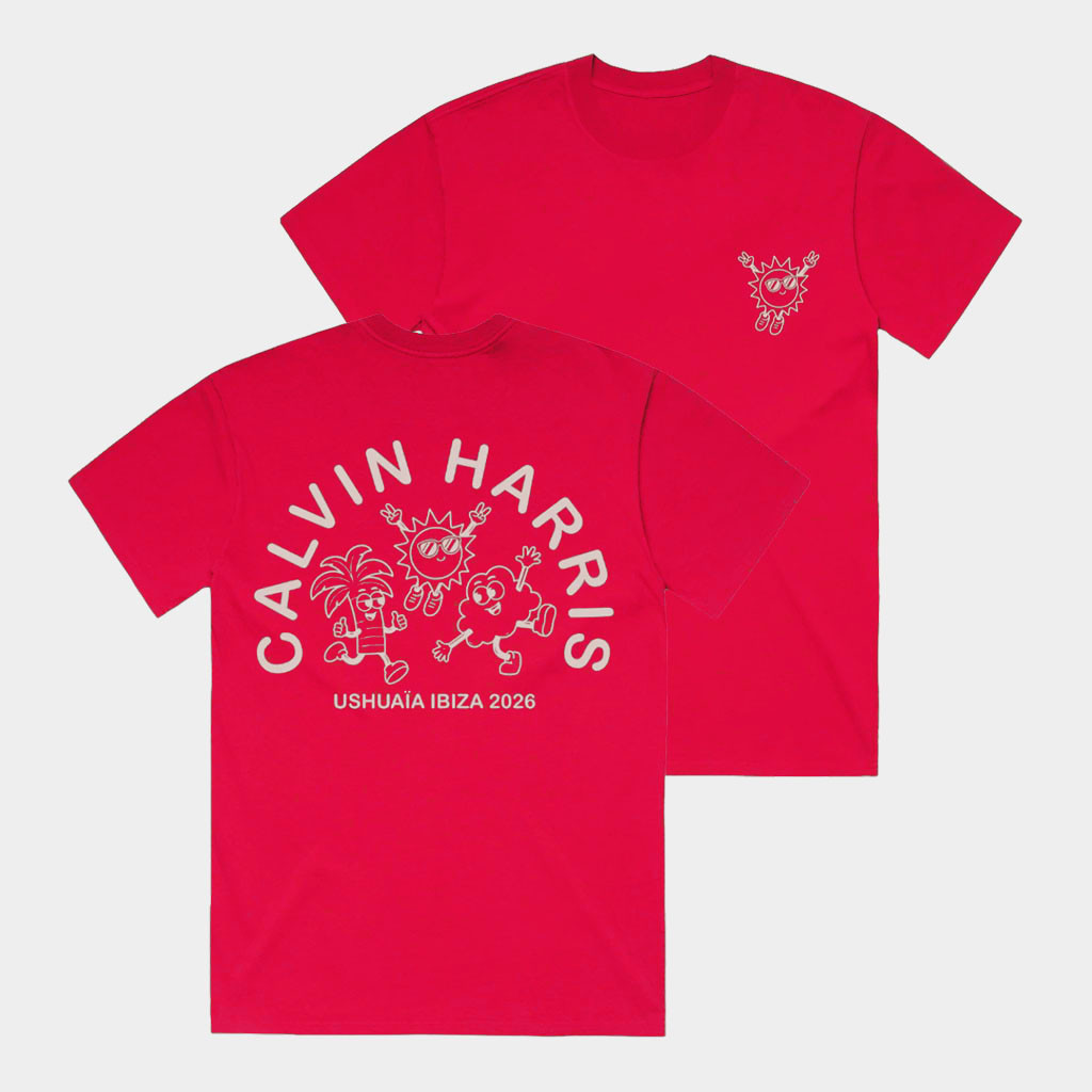Calvin Harris Merch 2026 Ushuaia Ibiza 2026 T-Shirt Calvin Harris Tour Merch Gift For DJ Fans