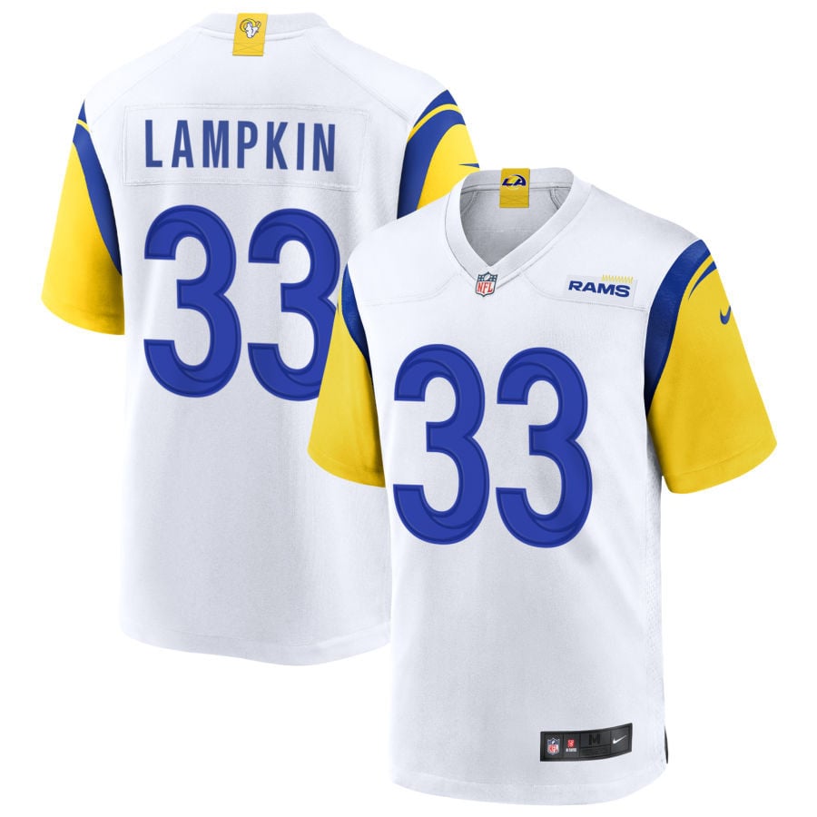 Cam Lampkin Los Angeles Rams 2025 Alternate Jersey - White