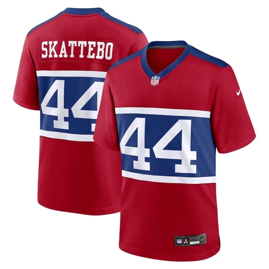 Cam Skattebo New York Giants 2025 Game Jersey - Red