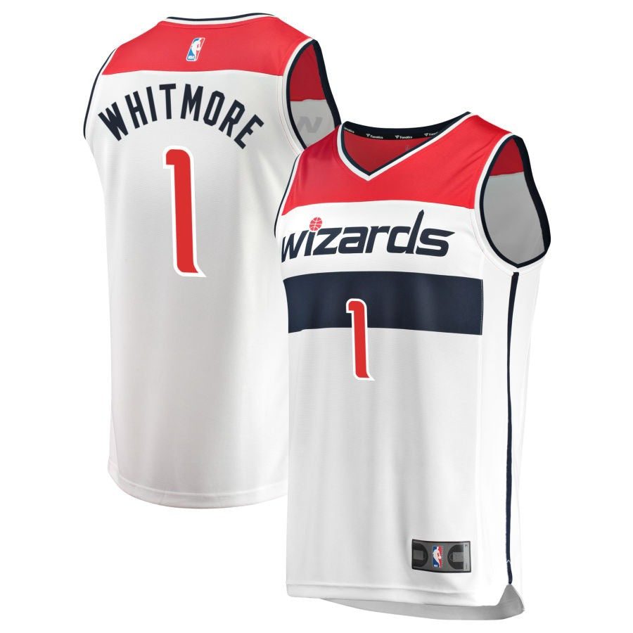 Cam Whitmore Washington Wizards 2025 Association Edition Fast Break Jersey - White 1 Cam Whitmore Washington Wizards 2025 Association Edition Fast Break Jersey - White