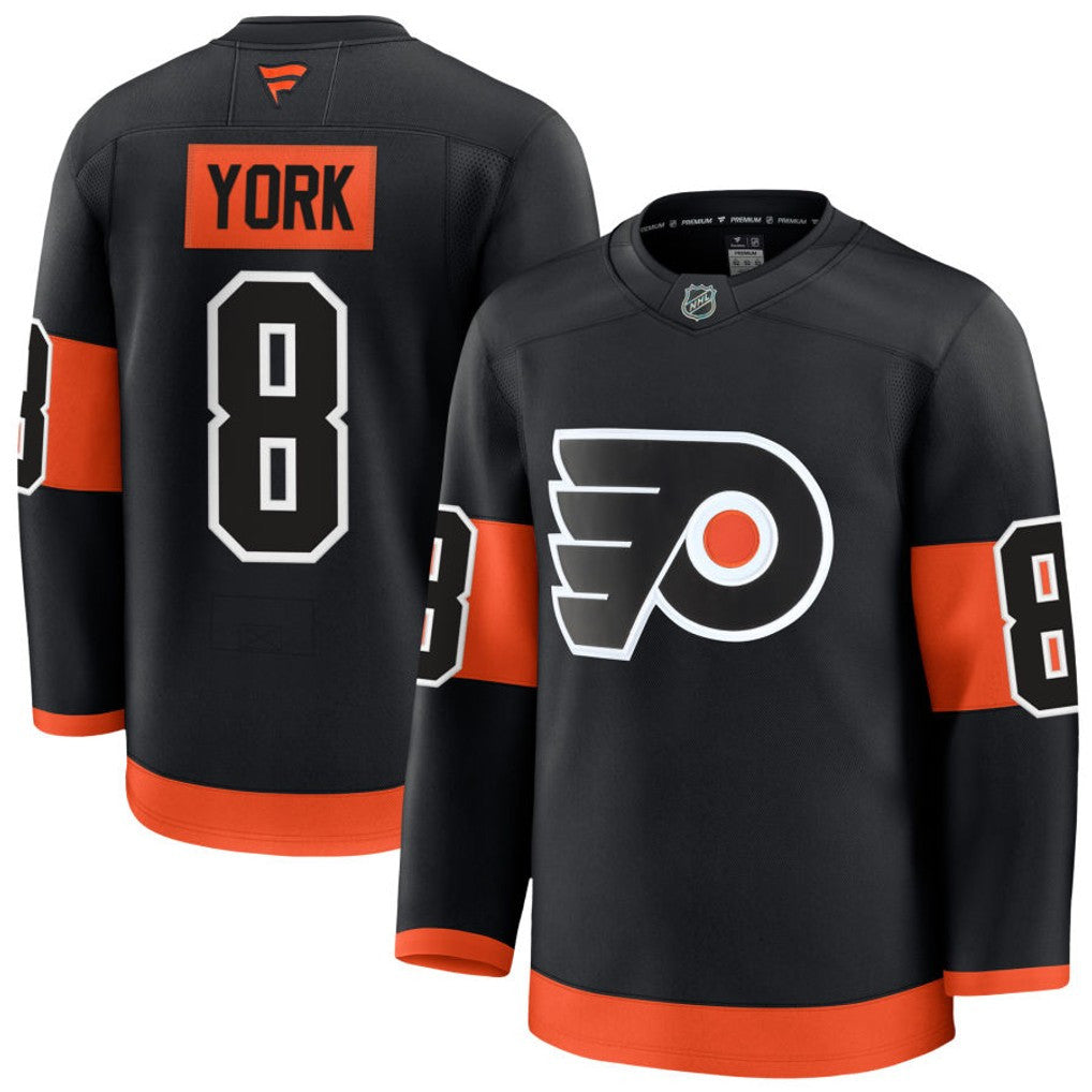 Cam York Philadelphia Flyers 2025 Alternate Premium Jersey - Black 1 Cam York Philadelphia Flyers 2025 Alternate Premium Jersey - Black