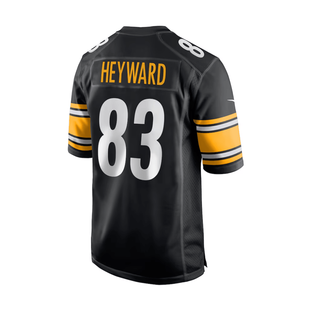 Cameron Heyward Pittsburgh Steelers 2025 Pro Bowl Patch Game Men Jersey - Black - Image 3