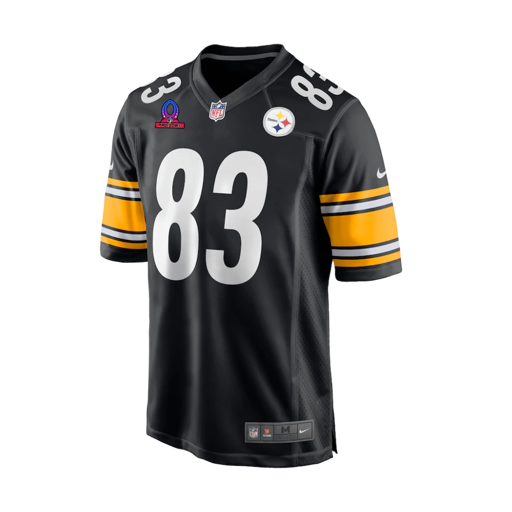 Cameron Heyward Pittsburgh Steelers 2025 Pro Bowl Patch Game Men Jersey - Black - Image 2
