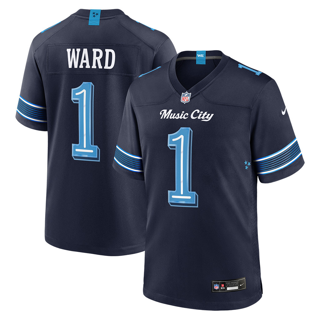 Cameron Ward NFL Rivalries Merch Tennessee Titans Game Jersey Football Gifts For Men