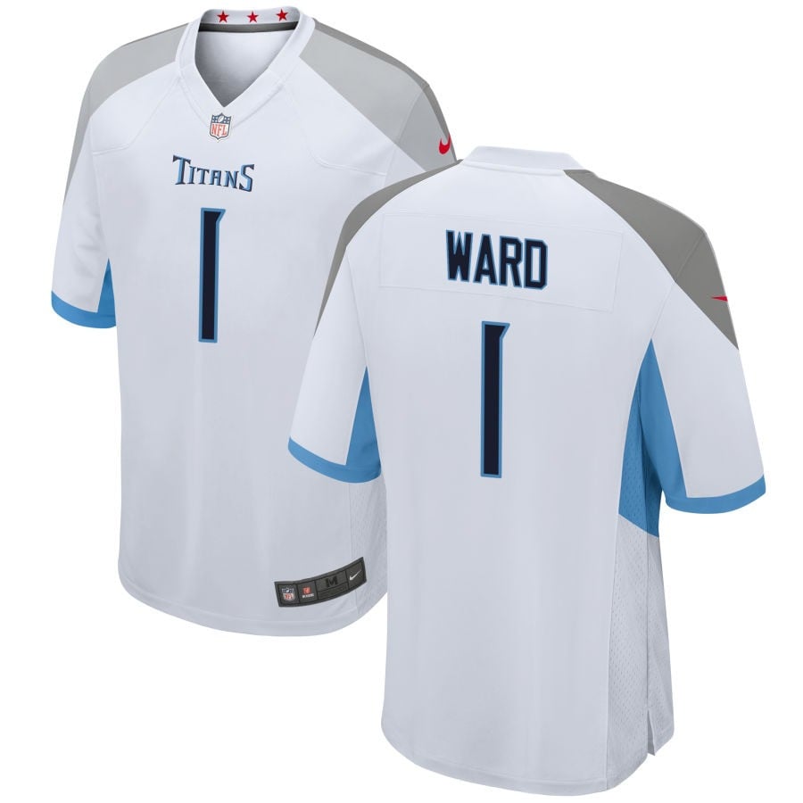 Cameron Ward Tennessee Titans 2025 Game Jersey - White