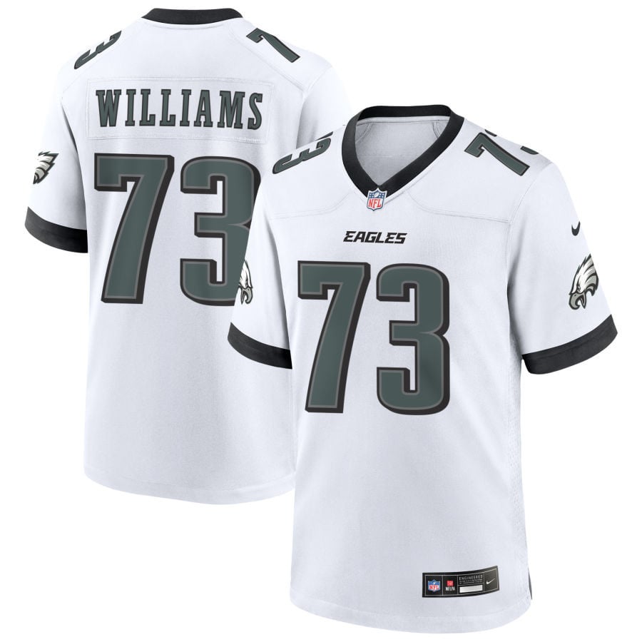 Cameron Williams Philadelphia Eagles 2025 Game Jersey - White