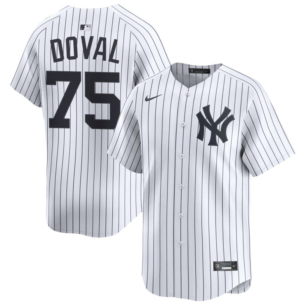Camilo Doval New York Yankees 2026 Home Limited Jersey - White