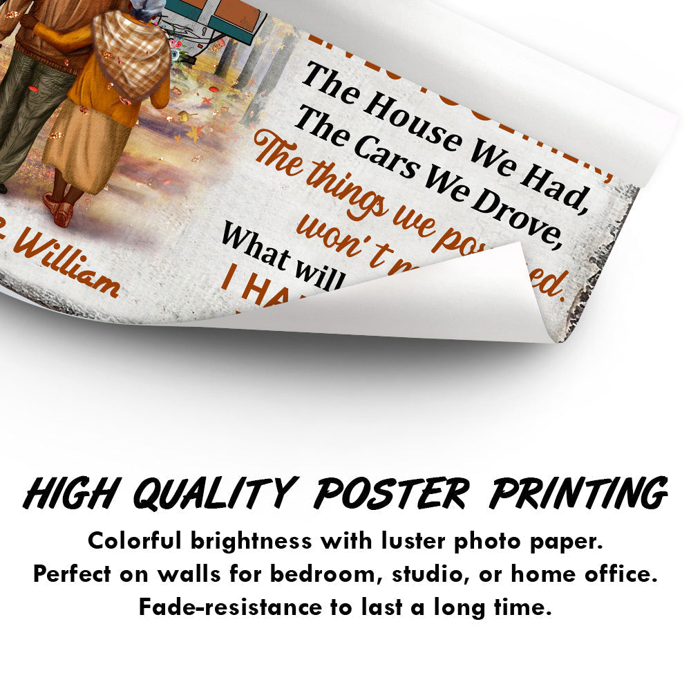 Camping Old Couple When We Get Custom RVs - Personalized Custom Poster - Image 2