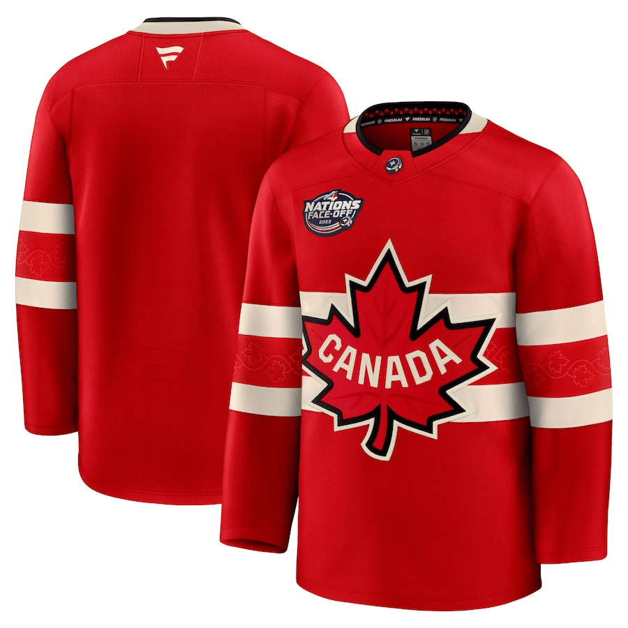 Canada 2025 4 Nations Face-Off Premium Red Jersey