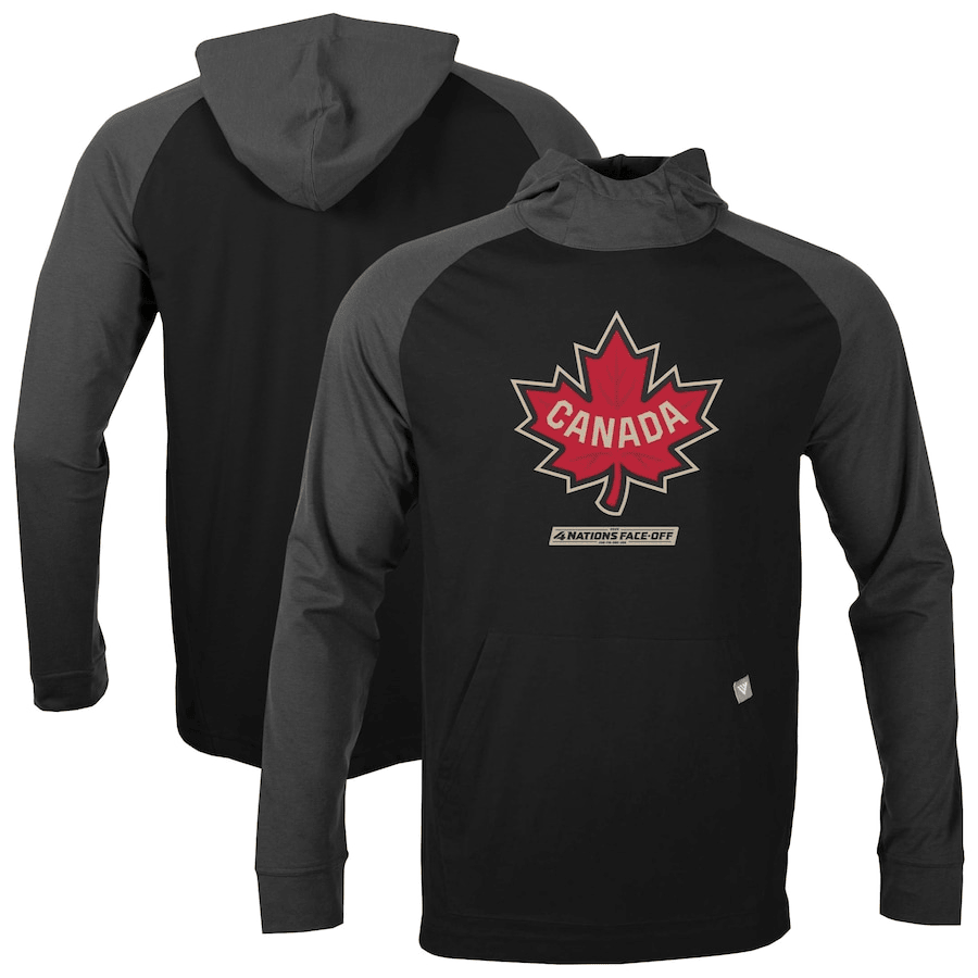 Canada 2025 4 Nations Face-Off Uproar Pullover Black Hoodie