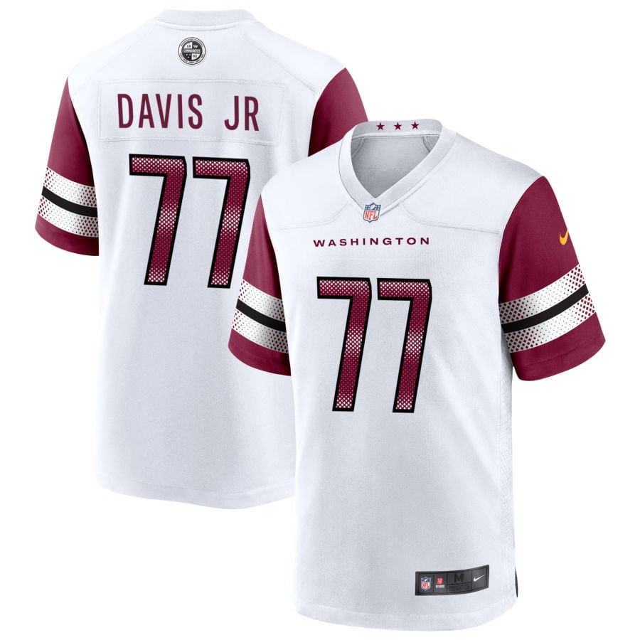 Carl Davis Jr Washington Commanders 2025 Game Player Jersey - White