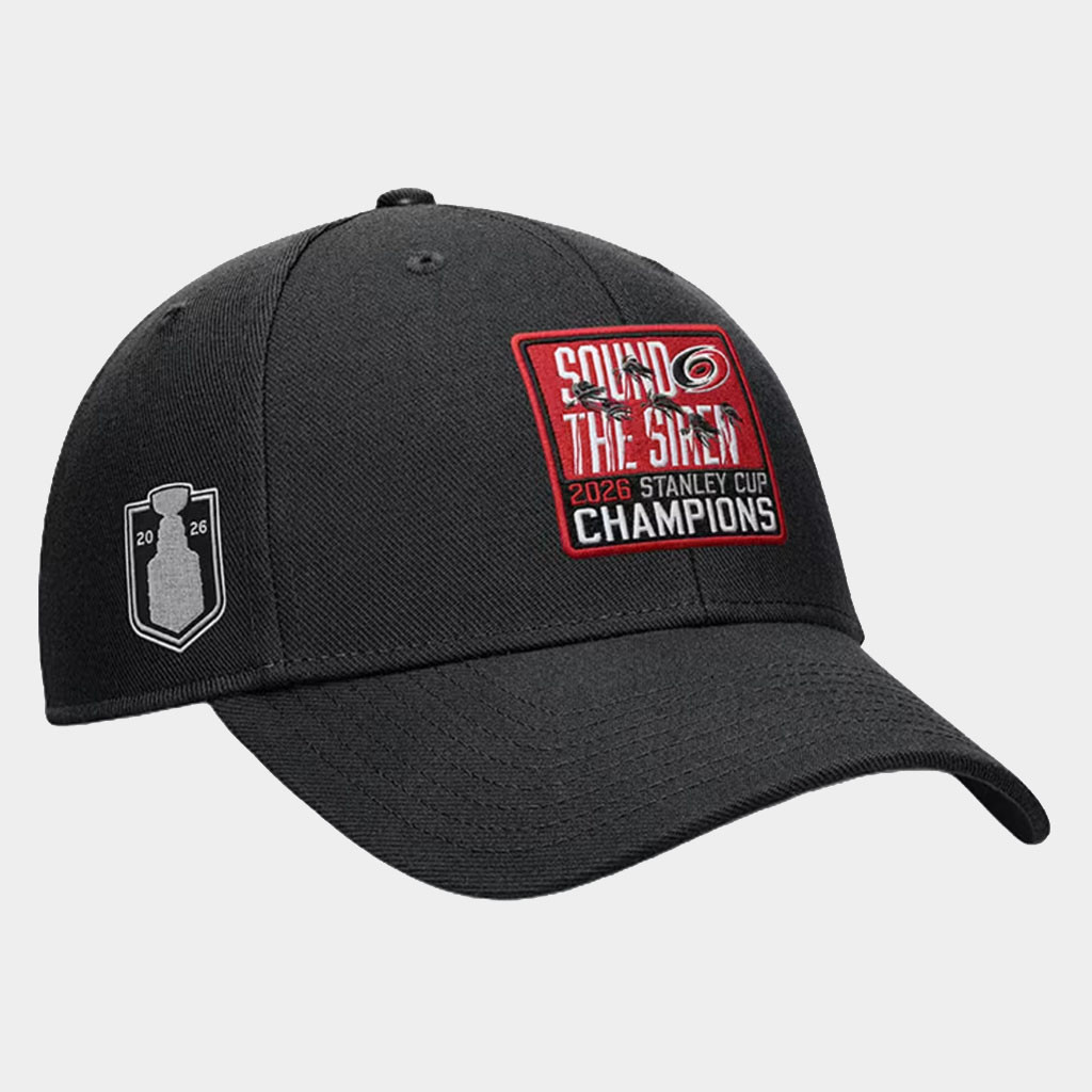 Carolina Hurricanes Champions Merch 2026 Stanley Cup Champs Hometown Hat Sound The Siren Cap