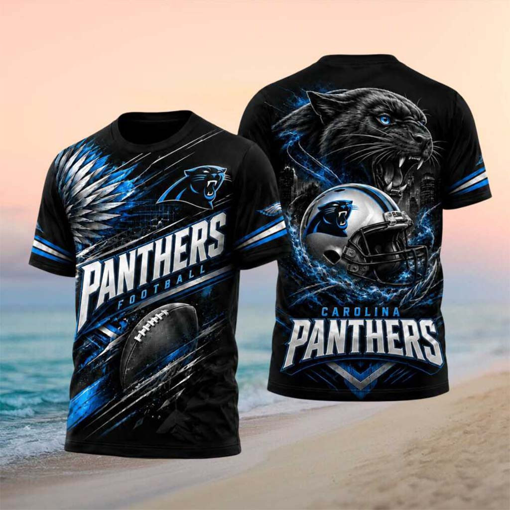 Carolina Panthers Football Panther Mascot Graphic Shirt Panthers Merch Football Fan Gifts