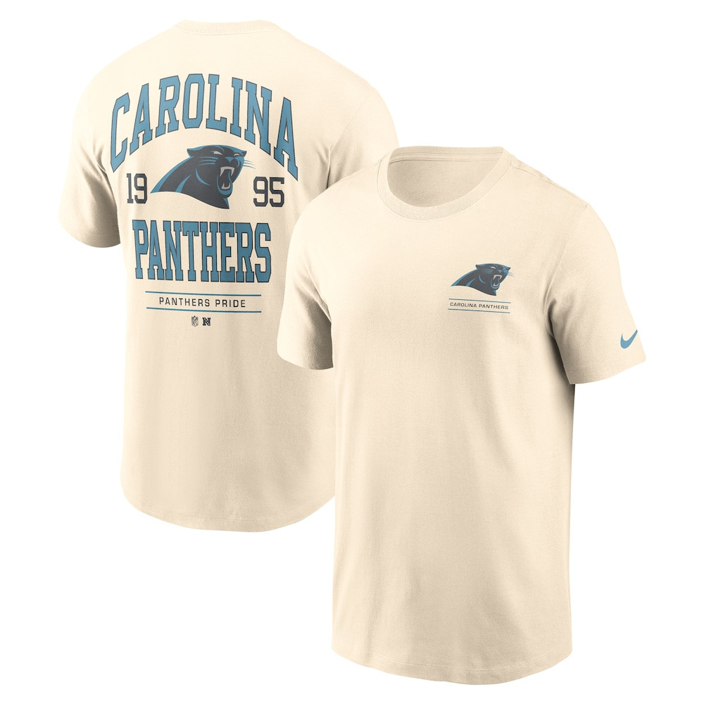Carolina Panthers Merch - Men's Natural Freestyle Essential T-Shirt - Birthday Present For Football Fan