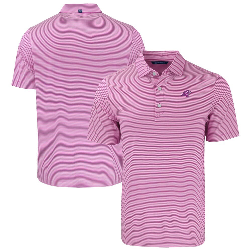 Carolina Panthers Merch - Men's Polo, Light Purple - Cutter & Buck - Football Gift Ideas For Men