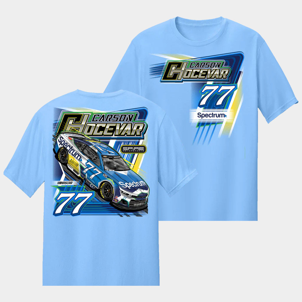 Carson Hocevar Merch 2026 Spectrum 77 T-Shirt Gifts For Motorsports Racing Fan
