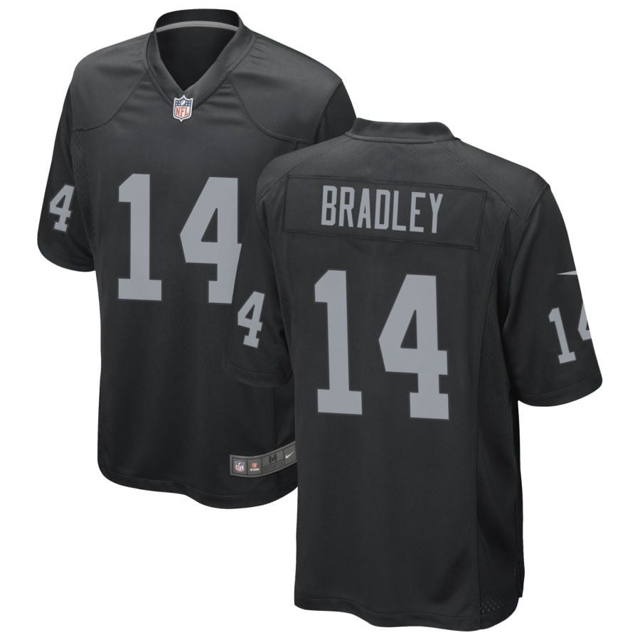 Carter Bradley Las Vegas Raiders 2025 Game Jersey - Black