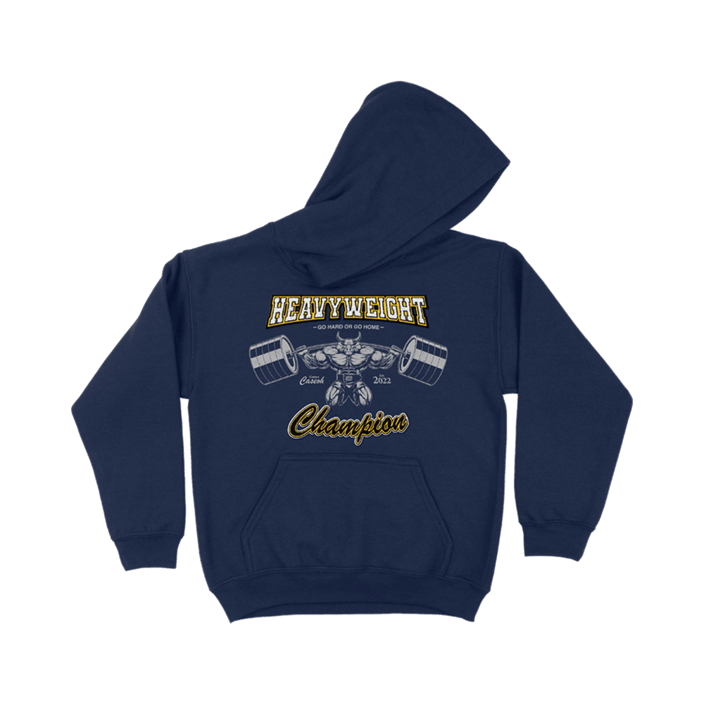 Caseoh Merch Navy Heavyweight Hoodie Fans Gifts For Game Lovers Gift for Dad