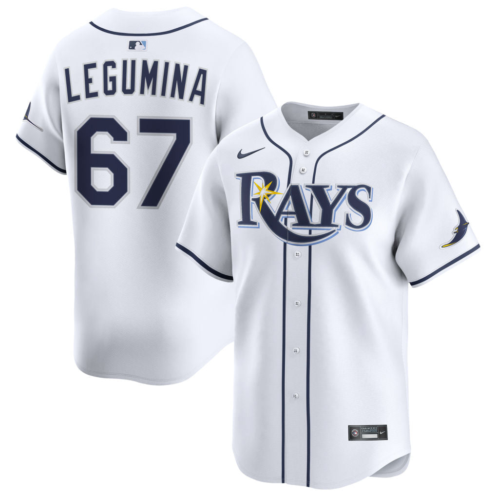 Casey Legumina Tampa Bay Rays 2026 Home Limited Jersey - White