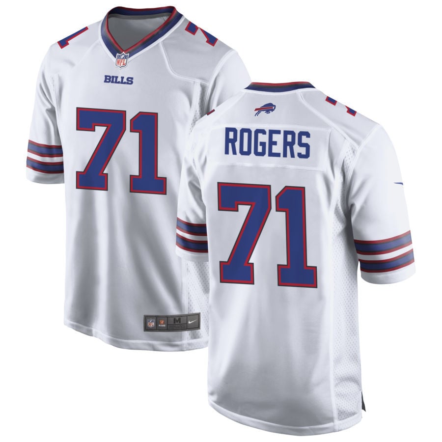 Casey Rogers Buffalo Bills 2025 Game Jersey - White