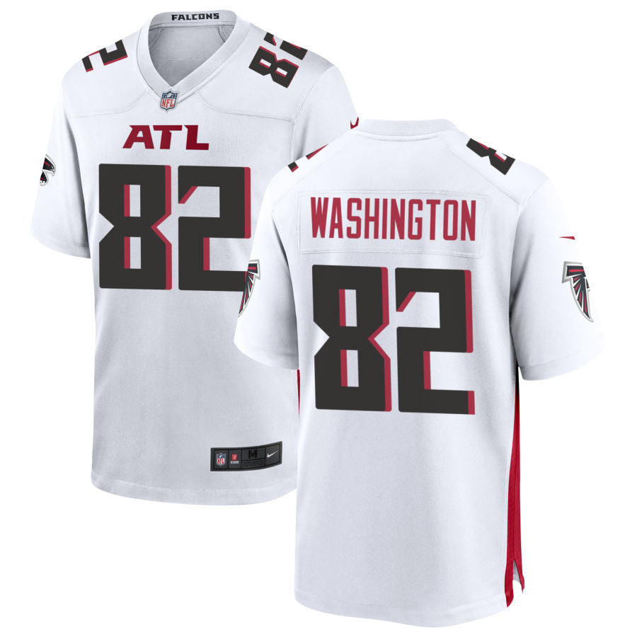 Casey Washington Atlanta Falcons 2025 Game Jersey - White