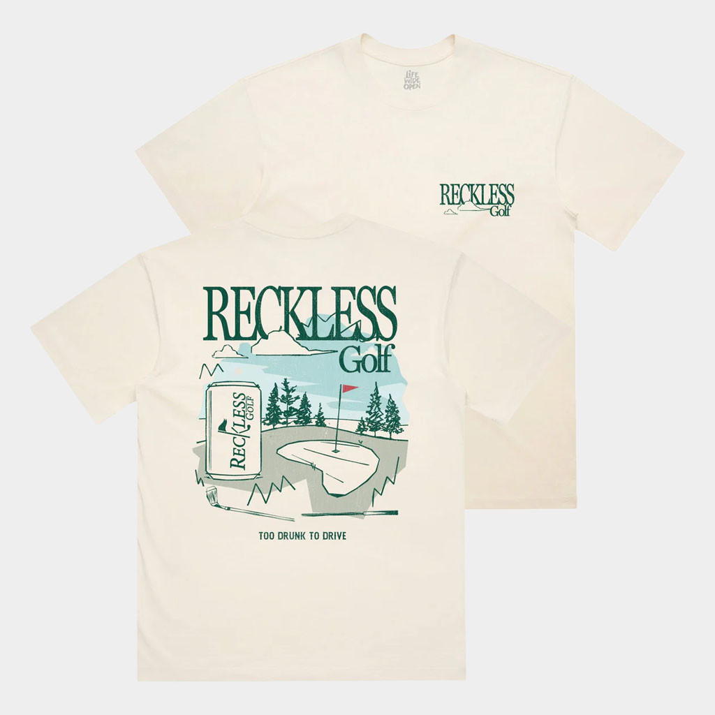 CboysTV Merch 2026 Reckless Golf T-Shirt Too Drunk To Drive Shirt Gifts For Friends