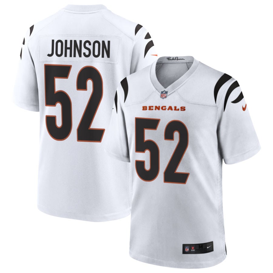 Cedric Johnson Cincinnati Bengals 2025 Game Jersey - White