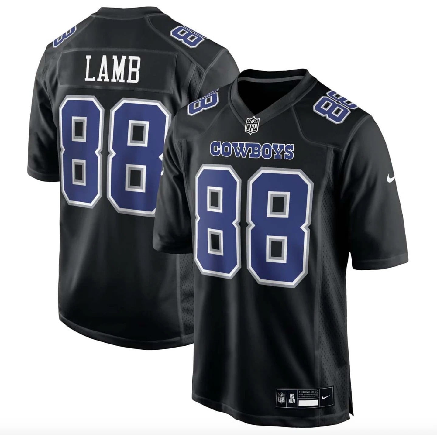 CeeDee Lamb Dallas Cowboys 2025 Game Jersey - Black