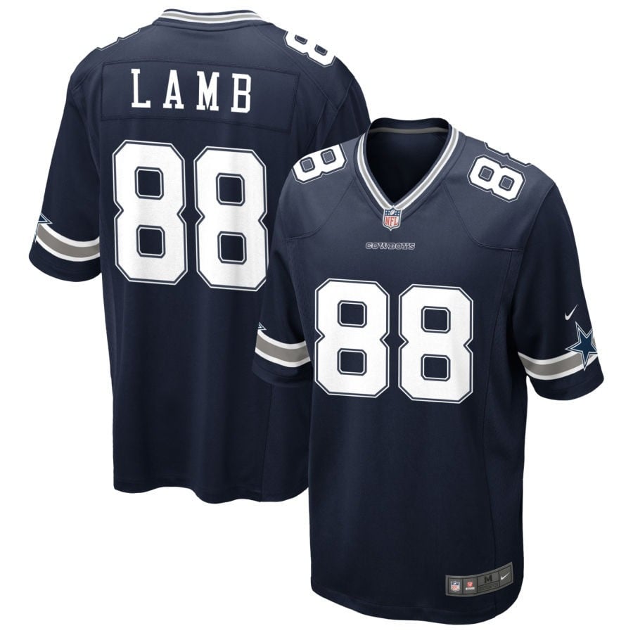 CeeDee Lamb Dallas Cowboys 2025 Game Jersey - Navy