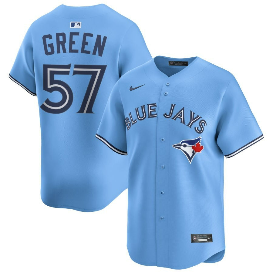 Chad Green Toronto Blue Jays 2025 Alternate Limited Jersey - Light Blue