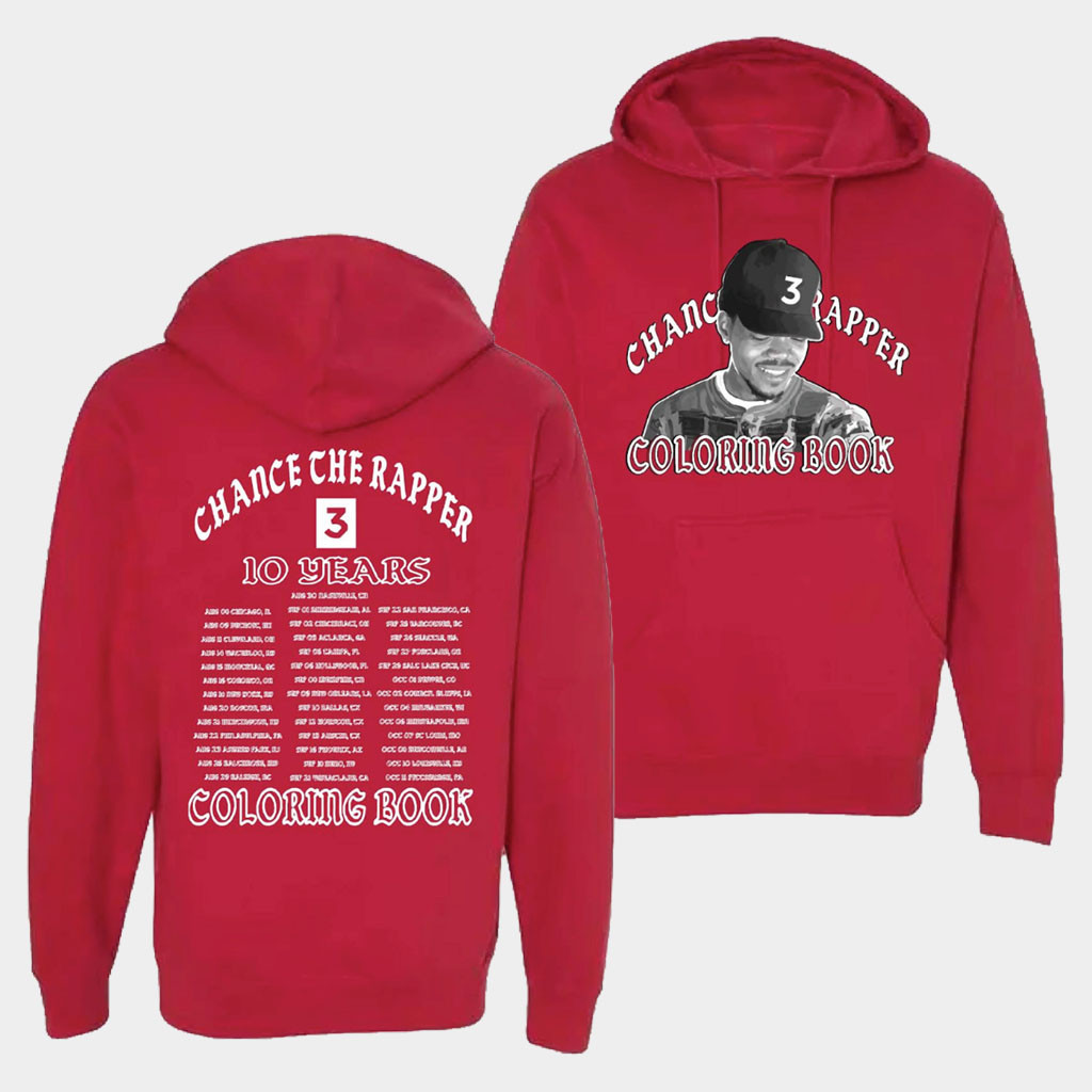Chance The Rapper Merch 2026 CB10 Tour Hoodie Gift Ideas For Rap Lovers