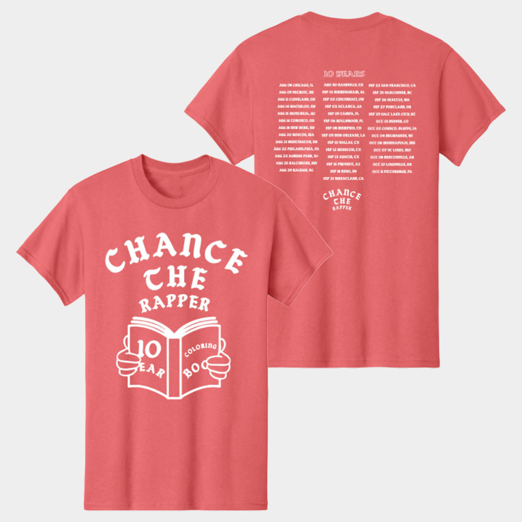 Chance The Rapper Merch 2026 CB10 Tour T-Shirt Chance The Rapper Concert Shirt Rap Fan Gifts