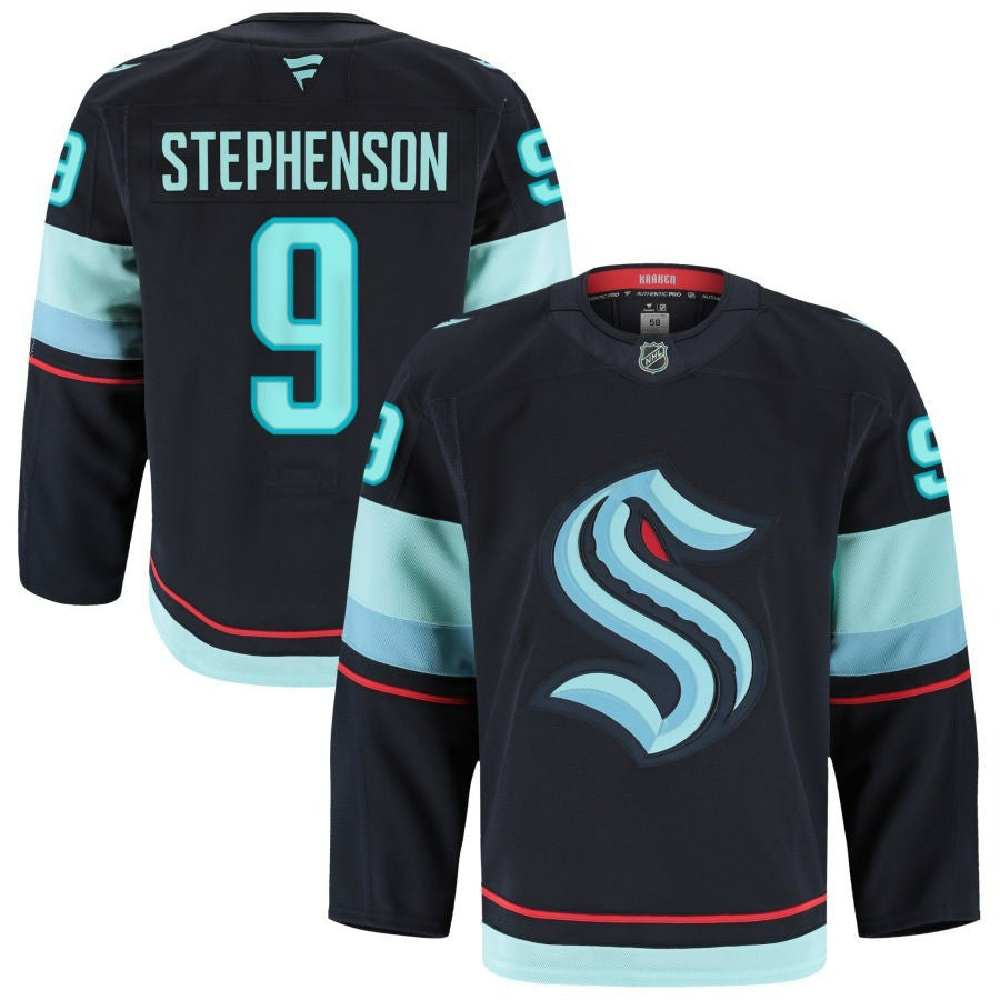 Chandler Stephenson Seattle Kraken 2025 Home Premium Jersey - Blue 1 Chandler Stephenson Seattle Kraken 2025 Home Premium Jersey - Blue