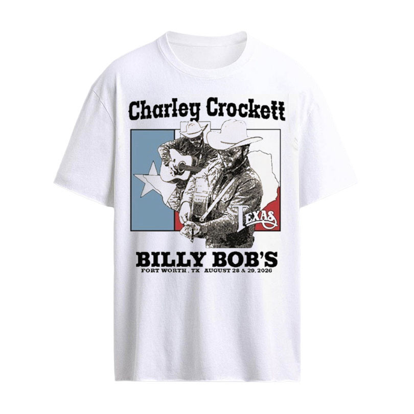 Charley Crockett Fort Worth Billy Bob's Texas Aug 28-29 2026 T-shirt