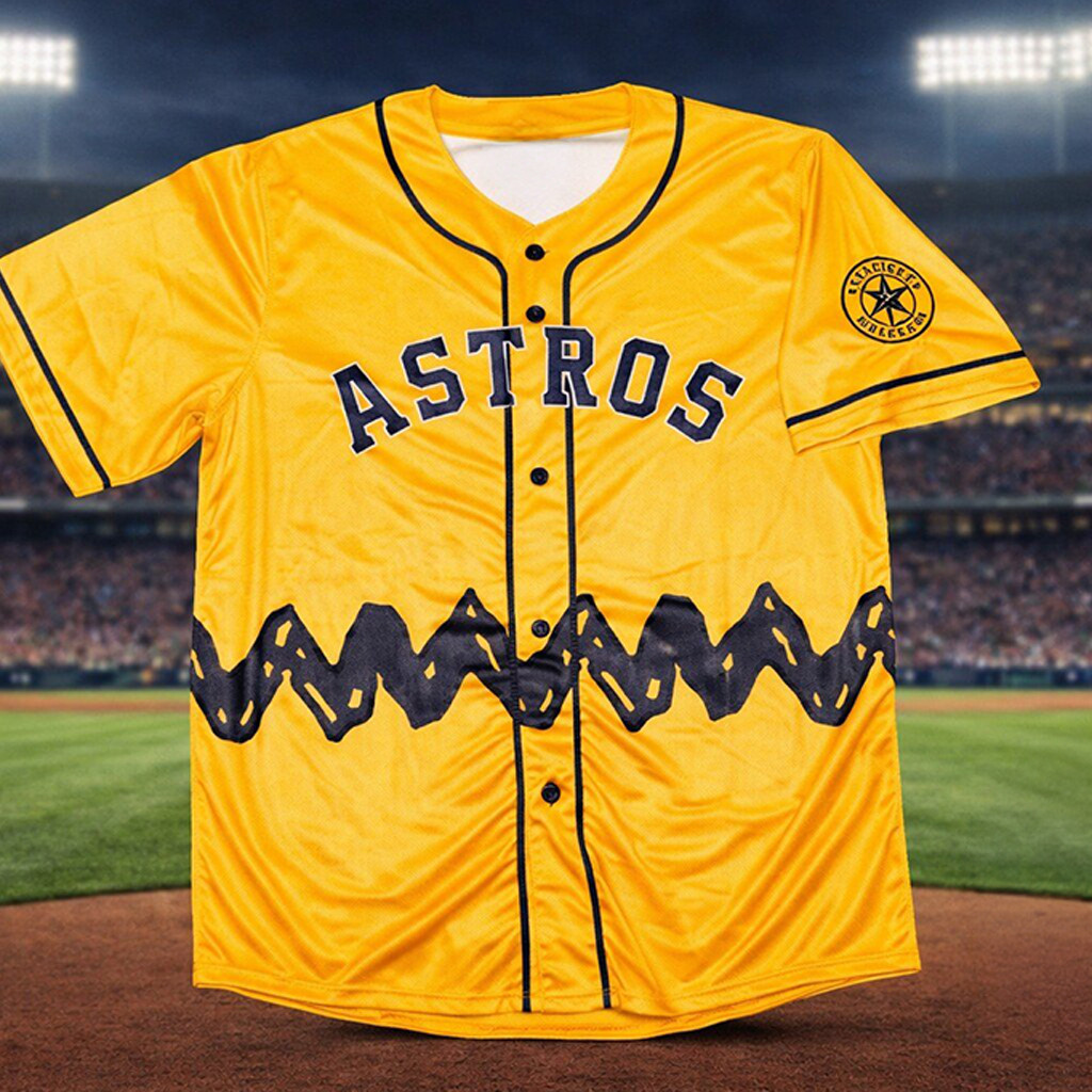 Charlie Brown X Houston Astros Jersey Astros June 16 2026 Jersey Astros Merch Gifts For Fans