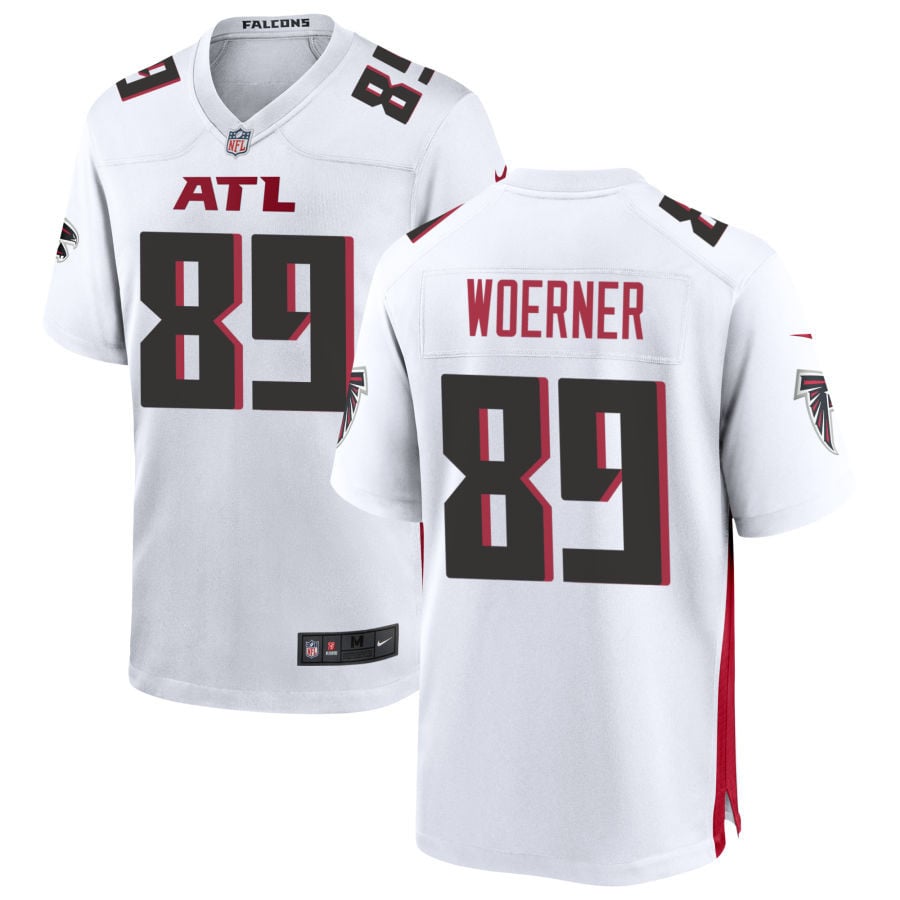 Charlie Woerner Atlanta Falcons 2025 Game Jersey - White