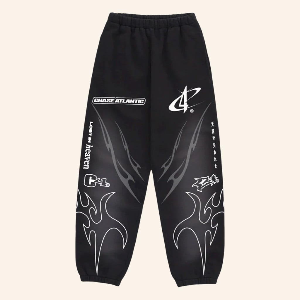 Chase Atlantic Merch Lost In Heaven Black Sweatpants Gifts For Music Lovers