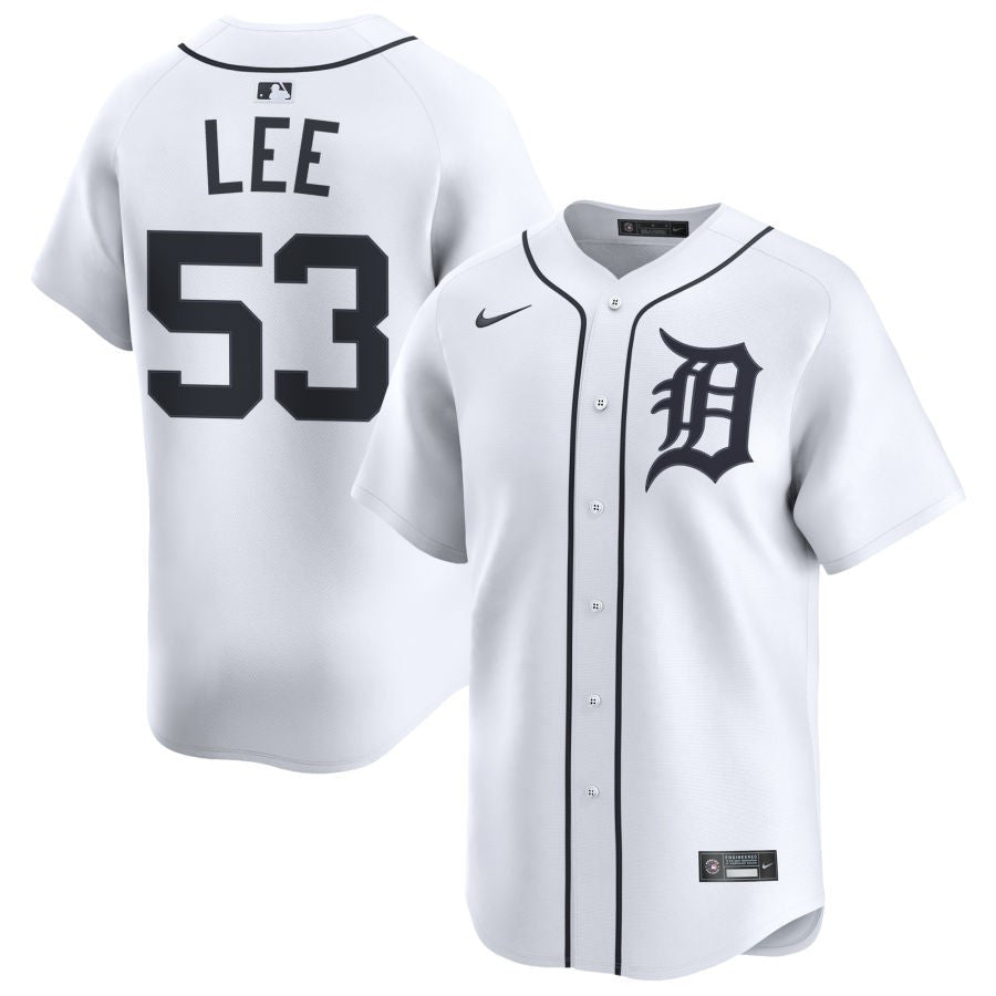 Chase Lee Detroit Tigers 2025 Home Limited Jersey - White
