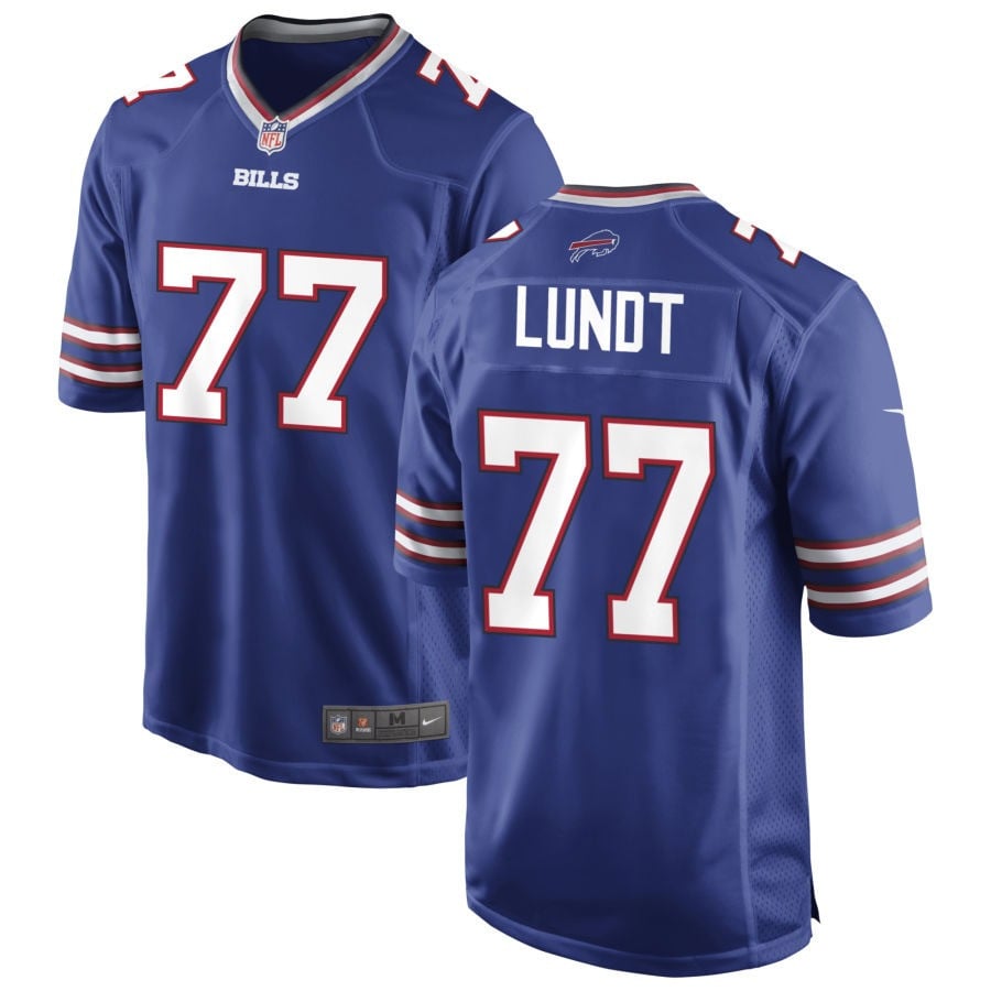 Chase Lundt Buffalo Bills 2025 Game Jersey - Royal