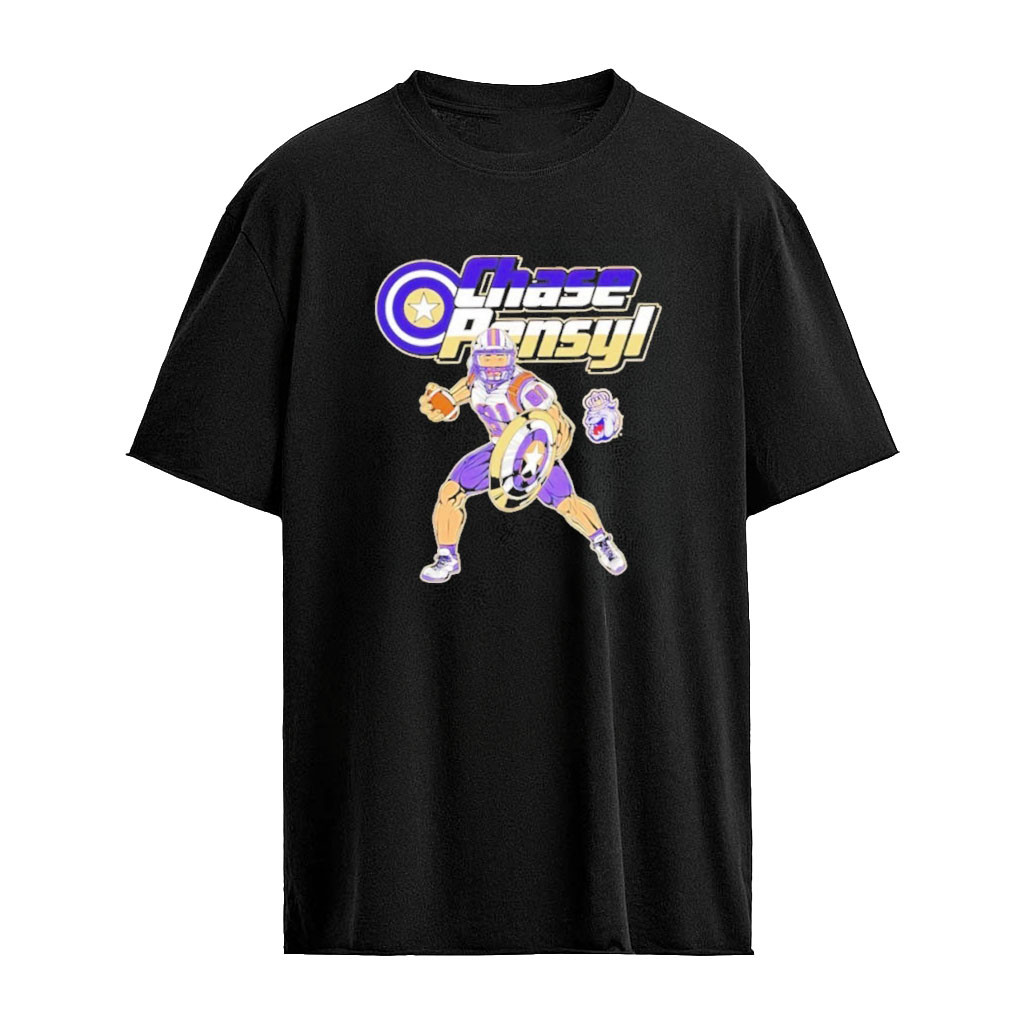Chase Pensyl James Madison Dukes Football Superhero Day Graphic T-Shirt