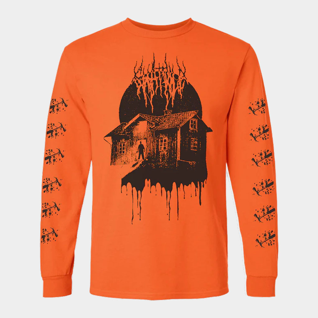 Chat Pile Merch 2026 Hammers and Grease Orange Long Sleeve Shirt Present For Rock Fans