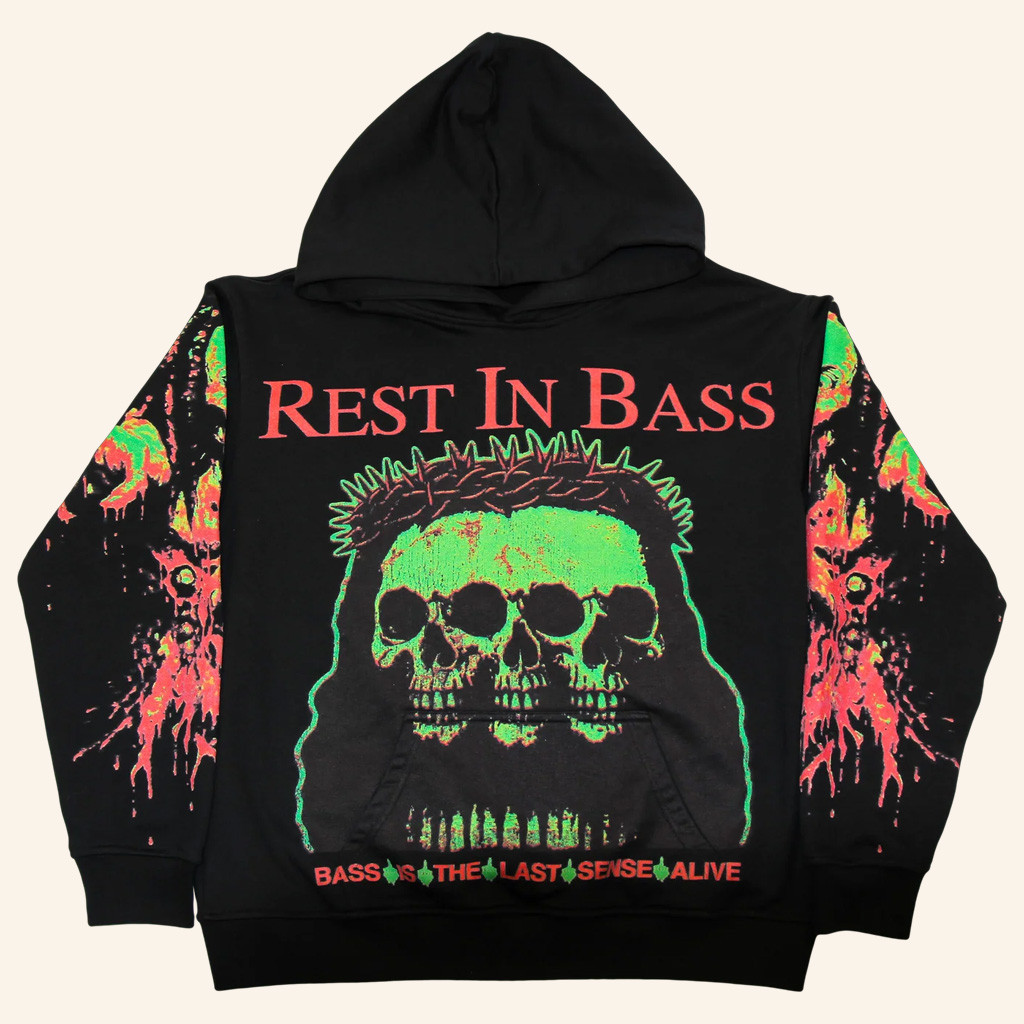 Che Merch C3 Black Hoodie Rest In Bass Hoodie Gifts Ideas For Rap Lovers