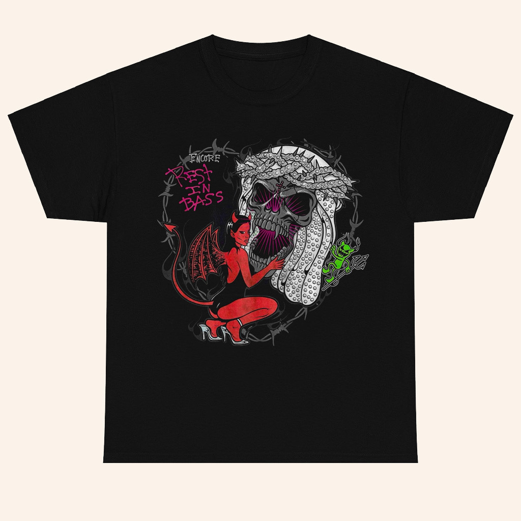 Che Merch Rest In Bass Encore T-Shirt Rest In Bass Merch Gifts For Rap Lovers