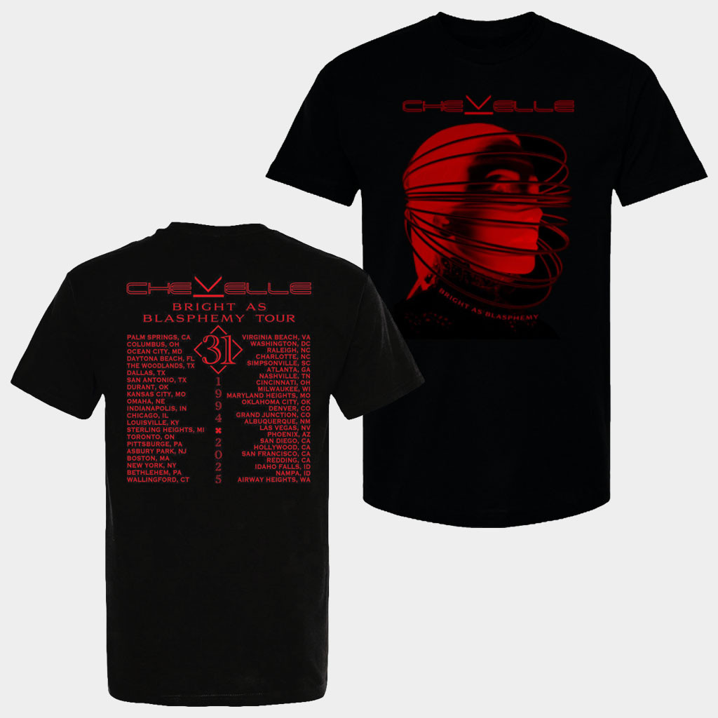 Chevelle Merch 2026 Blasphemy Tour T-Shirt Chevelle Concert Merch Gift For Rock Fans
