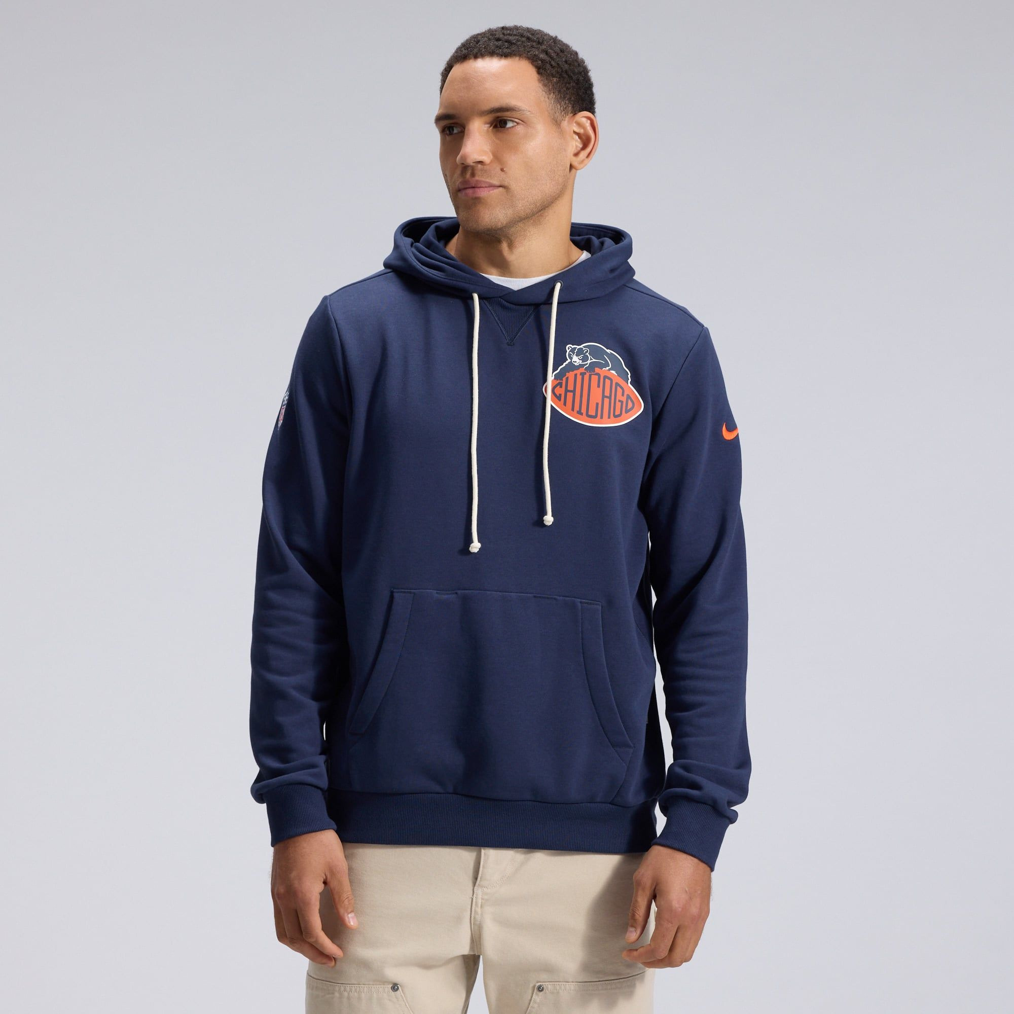 Chicago Bears Hoodie NFL Rivalries Merch Navy Pullover Hoodie 2026 Best Football Related Gifts