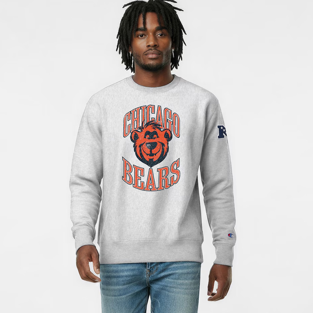 Chicago Bears Merch 2026 Disney X NFL Champion Baloo Sweatshirt NFL X Disney Collab Bears Merch