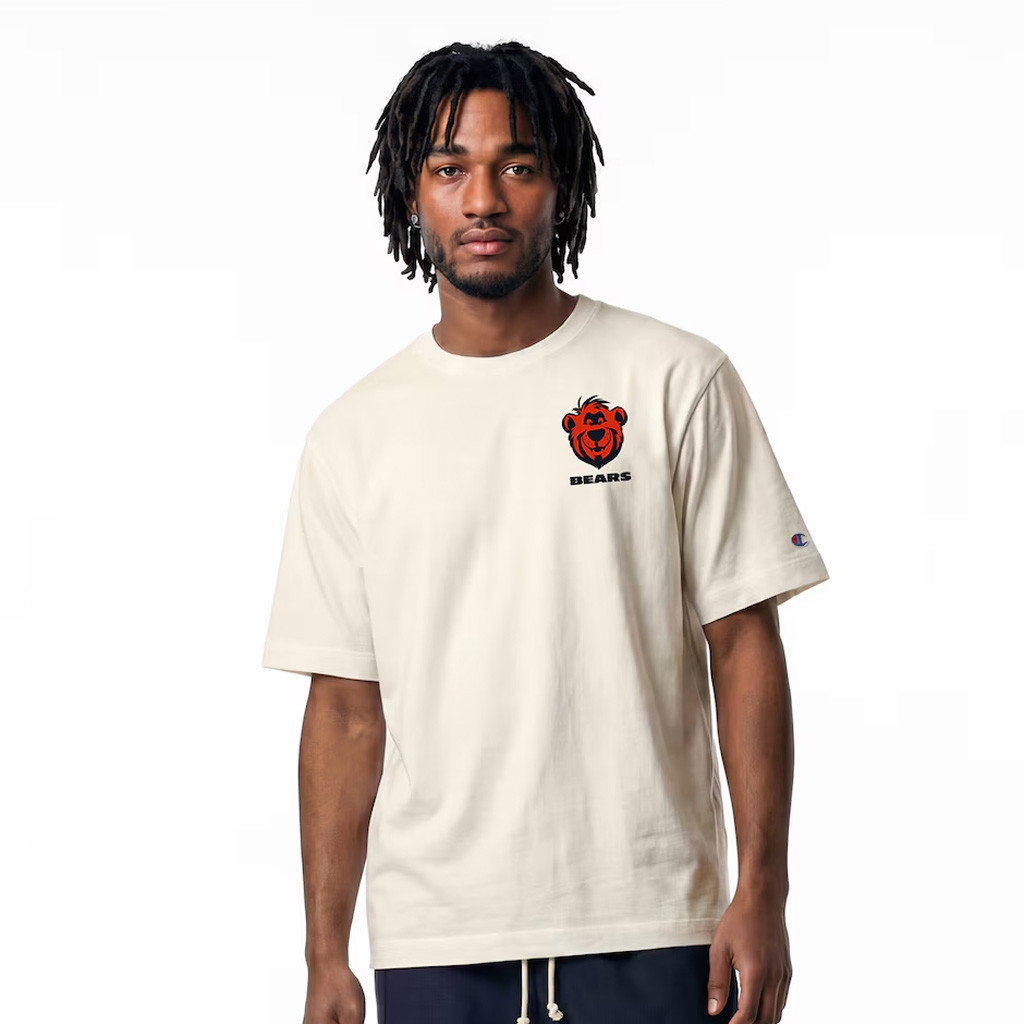 Chicago Bears Merch 2026 Disney X NFL Champion Bears Baloo T-Shirt NFL Disney Collab Merch Gifts