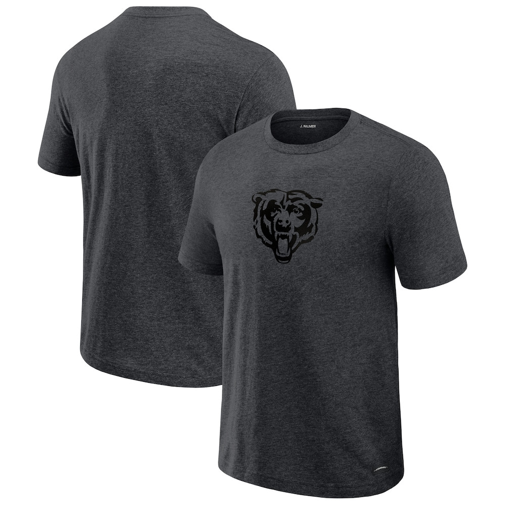 Chicago Bears Merch - Men's Graphite Players Lounge T-Shirt - J. Palmer - Football Fan Birthday Gift